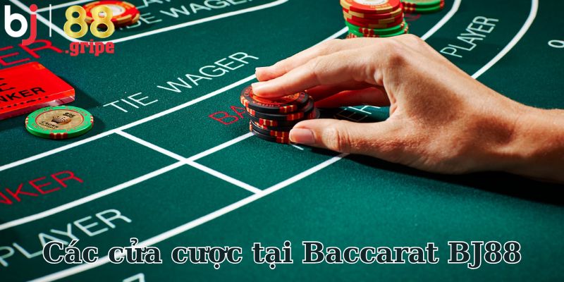 Baccarat BJ88 - Hướng Dẫn Chơi Game Bài Casino Hay 2026 4 Các cửa cược tại Baccarat BJ88